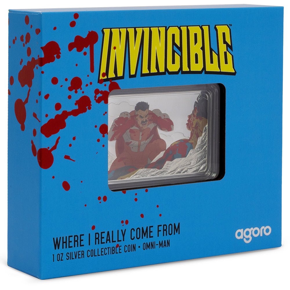 2025 Invincible – Where I Really Come From - Omni-Man 1oz Silver Coin Shipper
