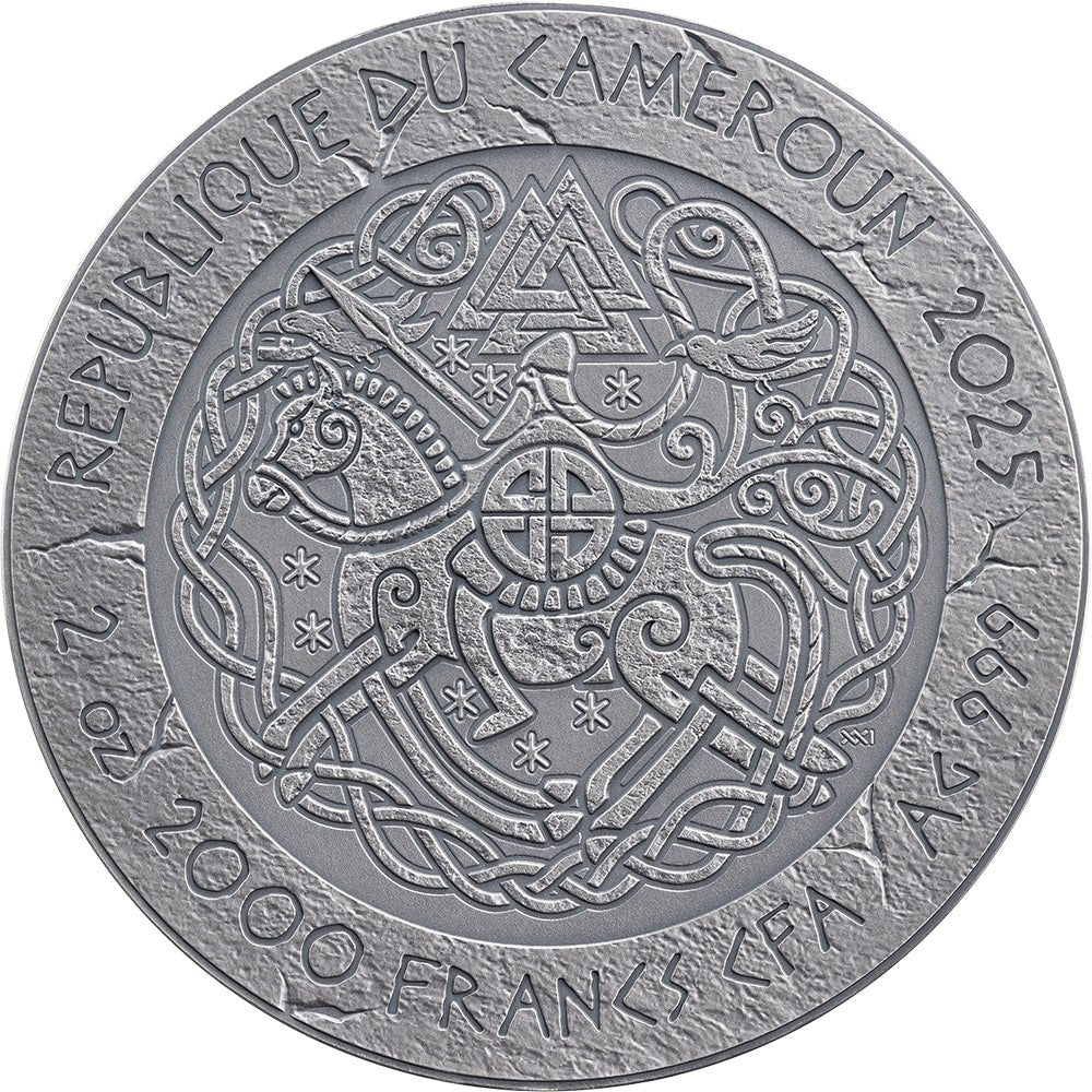 2025 King Cnut The Great 2oz Silver Antique Coin Obverse