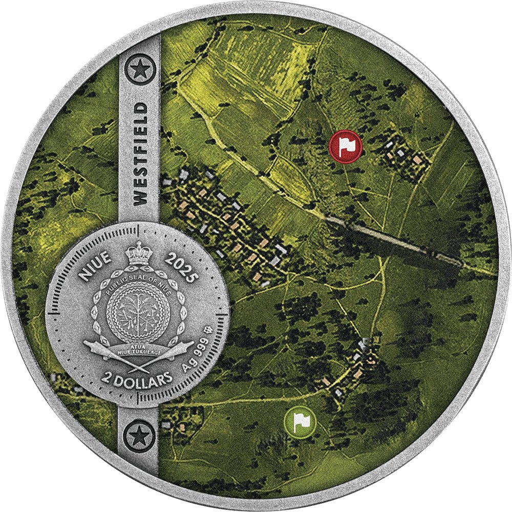 2025 Leopard 120 Verbessert - World Of Tanks 1oz Silver Antique Coin Obverse