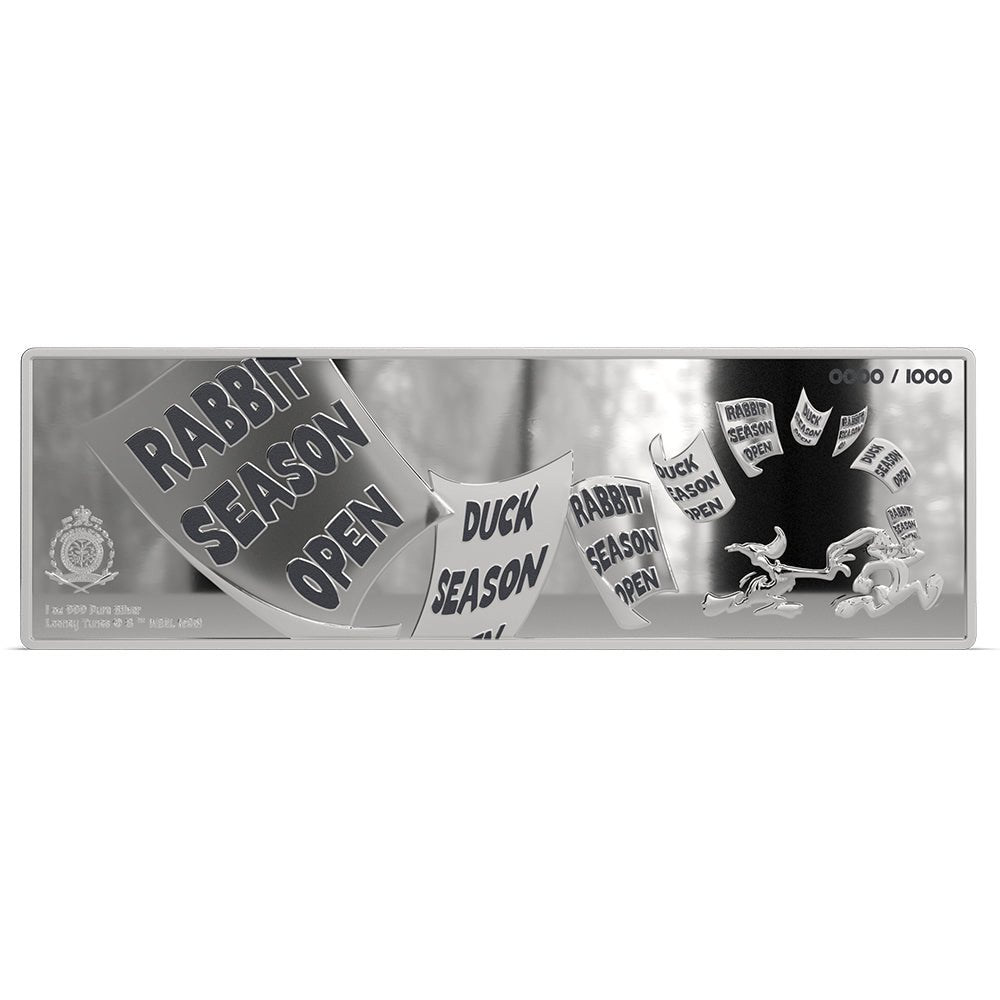 2025 Looney Tunes™ - Bugs Bunny & Daffy Duck 1oz Silver Coin Obverse