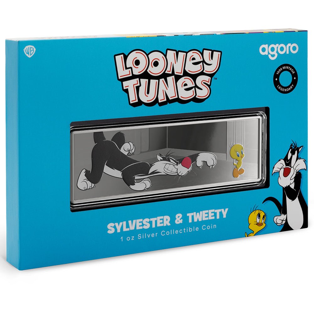 2025 Looney Tunes™ - Sylvester & Tweety 1oz Silver Coin Shipper