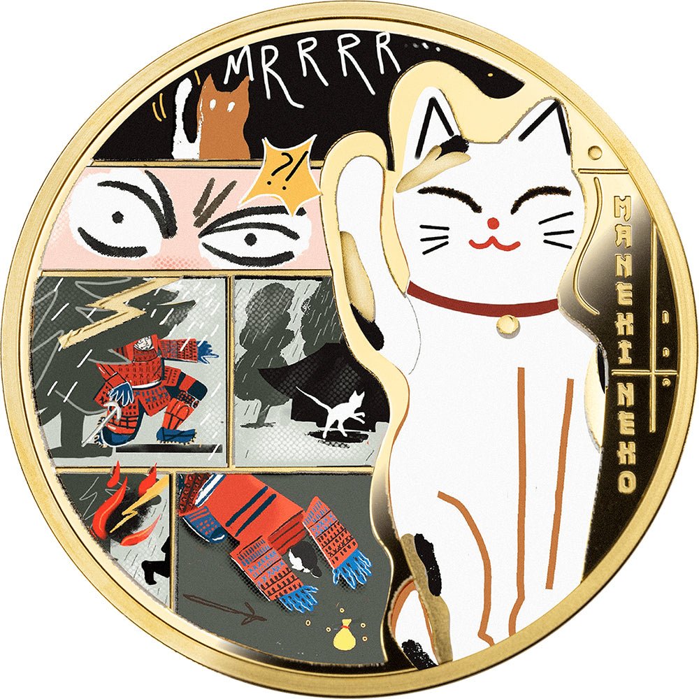 2025 Maneki-Neko 1oz Silver Proof Coin