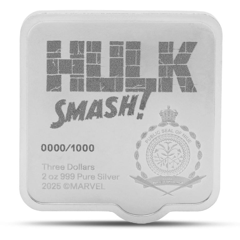 2025 Marvel – Hulk 'Smash' 2oz Silver Coin – Direct Coins