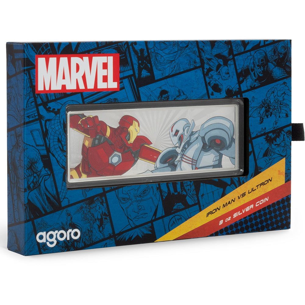 2025 Marvel – Iron Man VS Ultron 3oz Silver Coin - Direct Coins