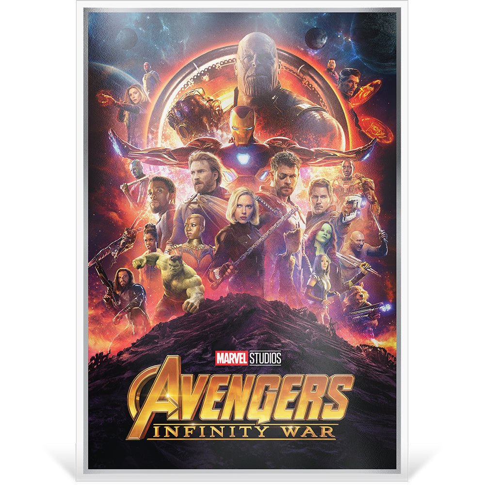 2025 Marvel - The Infinity Saga Phase Three - Avengers: Infinity War 1.5oz Silver Foil