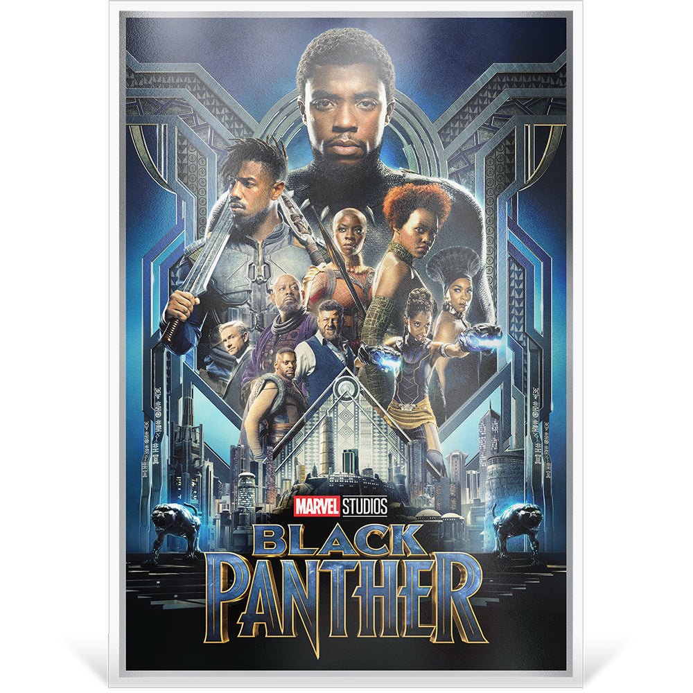 2025 Marvel - The Infinity Saga Phase Three - Black Panther 1.5oz Silver Foil Reverse