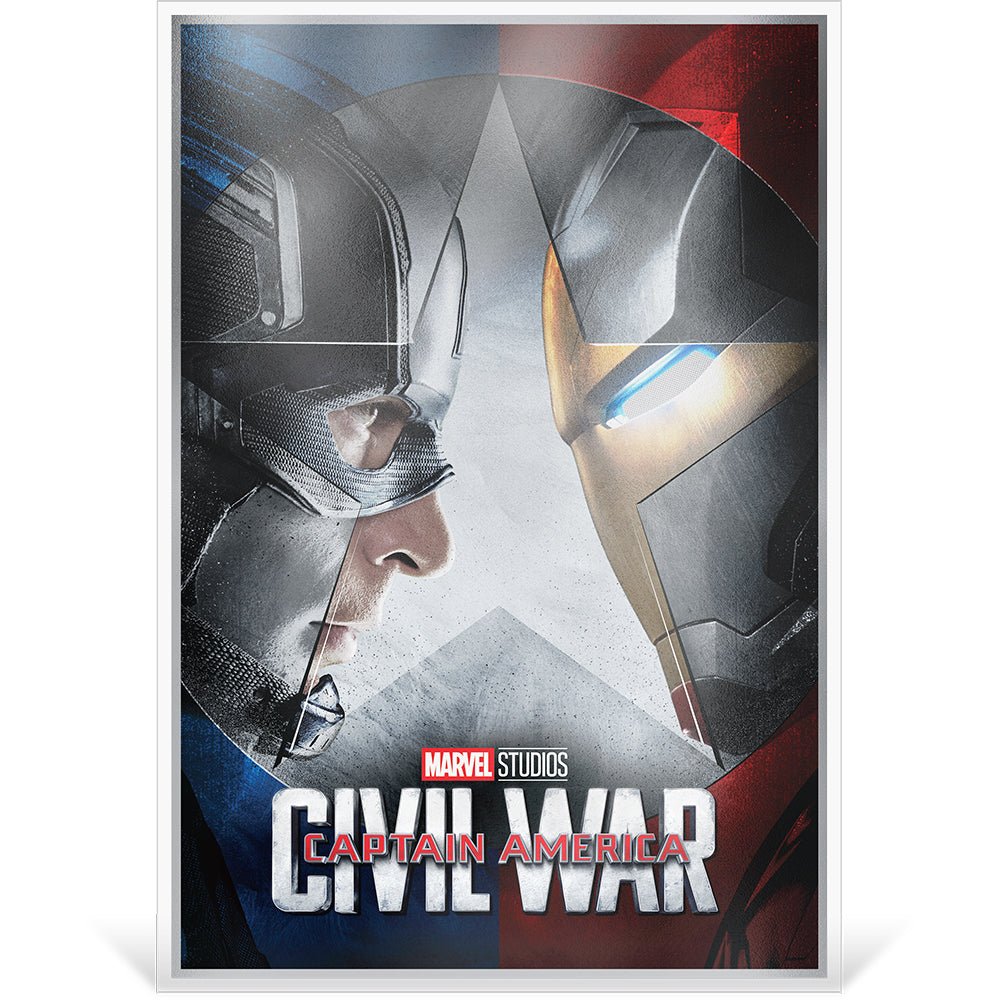 2025 Marvel - The Infinity Saga Phase Three - Captain America: Civil War 1.5oz Silver Foil