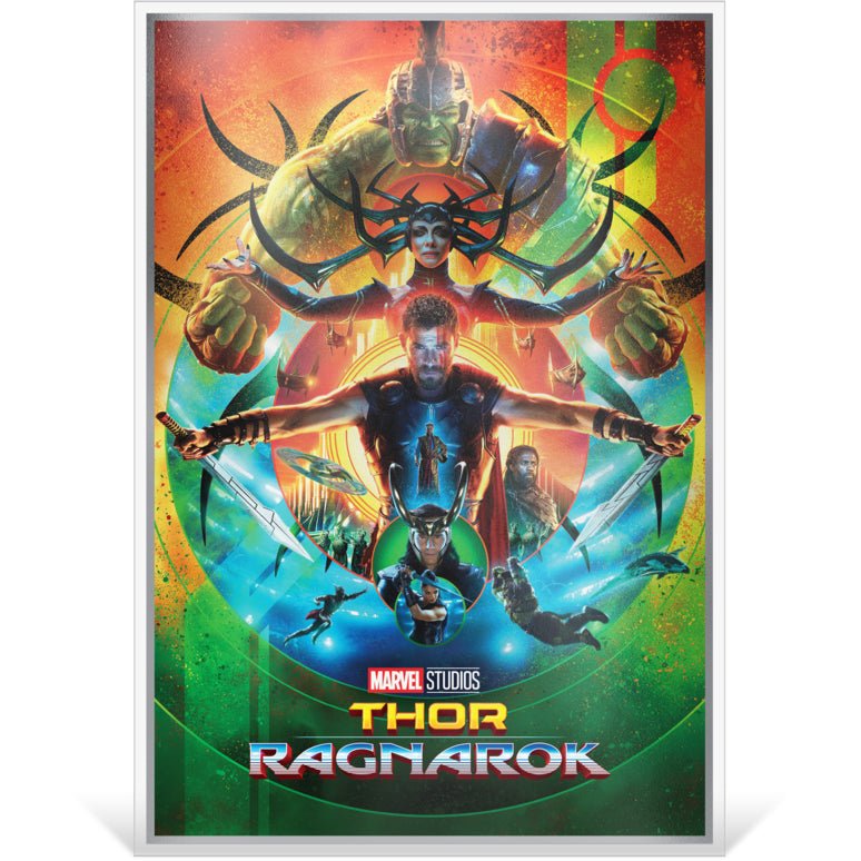 2025 Marvel - The Infinity Saga Phase Three - Thor Ragnarok 1.5oz Silver Foil Reverse