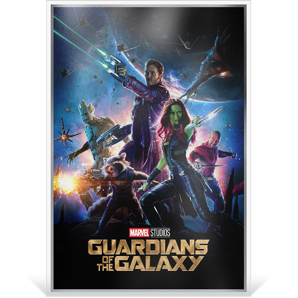 2025 Marvel - The Infinity Saga Phase Two - Guardians Of The Galaxy 1.5oz Silver Foil - Direct Coins