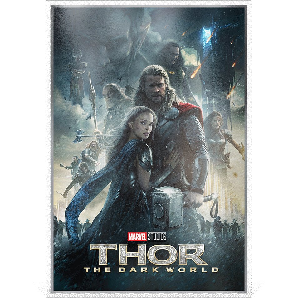 2025 Marvel - The Infinity Saga Phase Two - Thor: The Dark World 1.5oz Silver Foil - Direct Coins