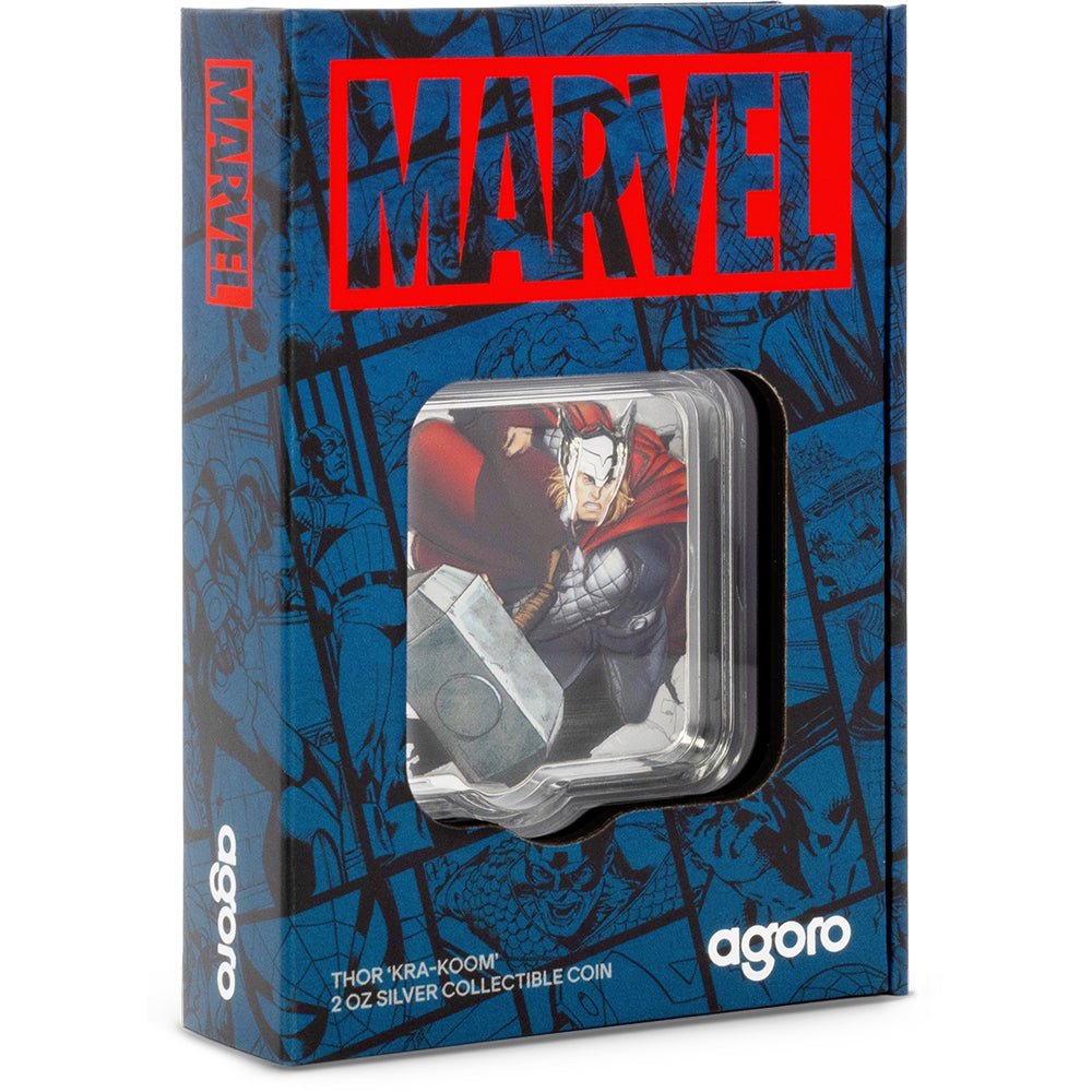 2025 Marvel - Thor 'KRA-KOOM' 2oz Silver Collectible Coin Shipper