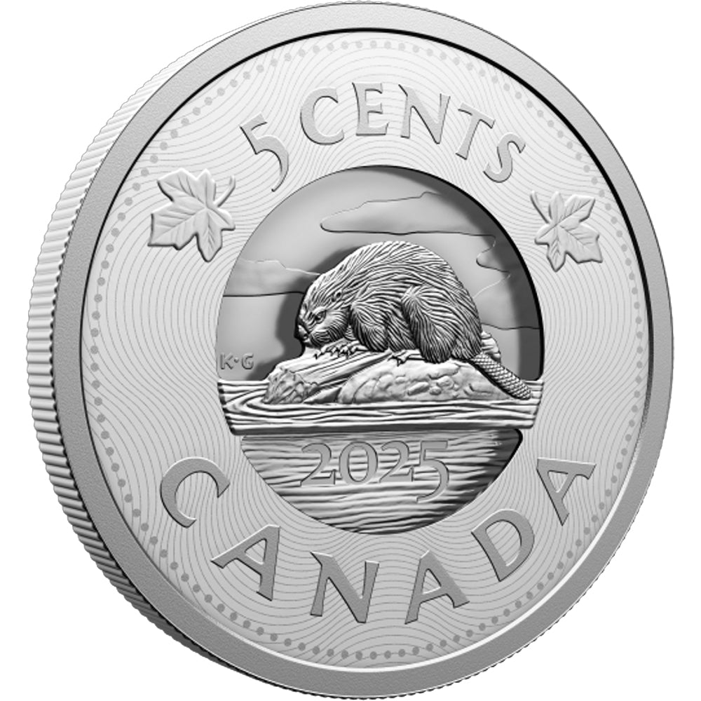 2025 Multilayered Beaver – Fine Silver Coin - Direct Coins