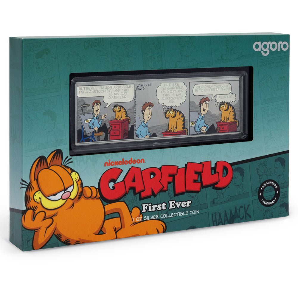2025 Nickelodeon - Garfield First Ever 1oz Silver Coin Shipper