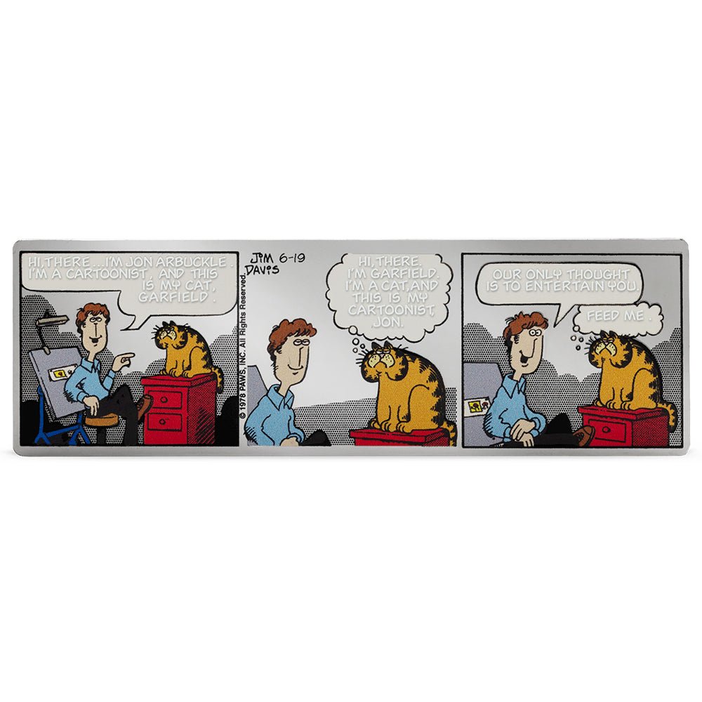 2025 Nickelodeon - Garfield First Ever 1oz Silver Coin Reverse