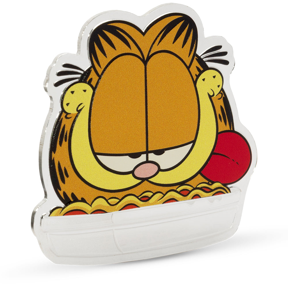 2025 Nickelodeon - Garfield - Nature's most perfect food 1oz Silver Coin