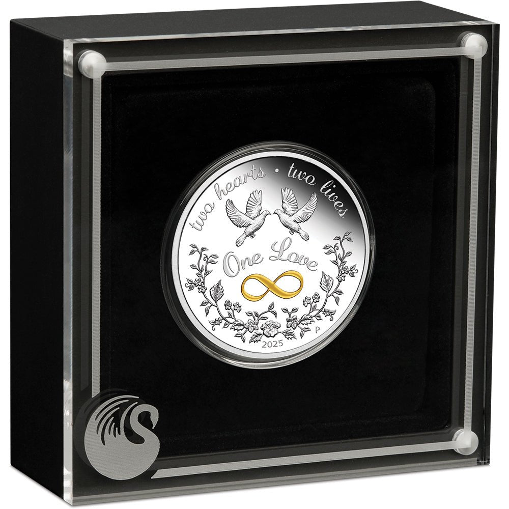 2025 One Love 1oz Silver Proof Coloured Coin - Direct Coins