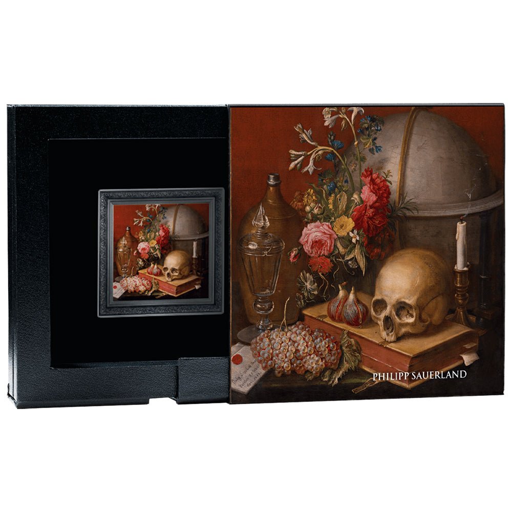2025 Philipp Sauerland - Vanitas 1oz Silver Proof Coin Shipper