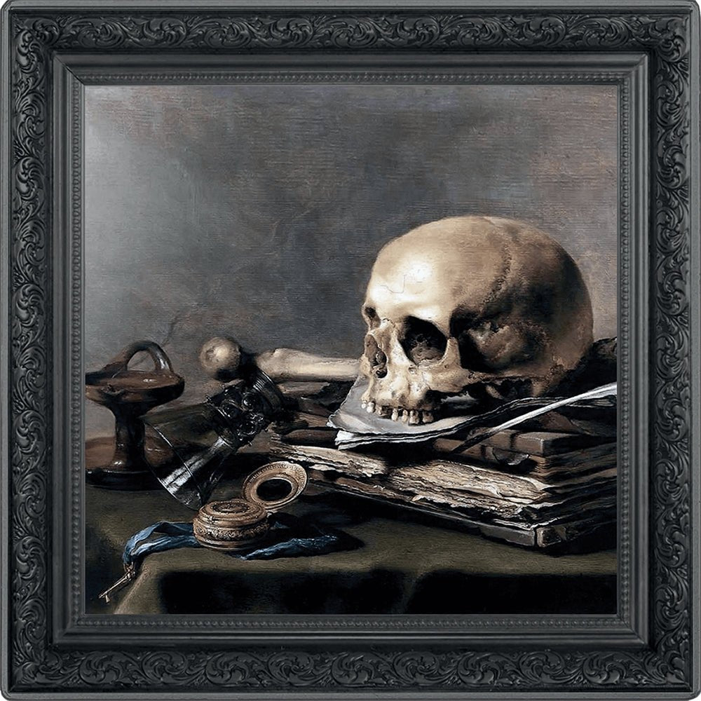 2025 Pieter Claesz - Memento Mori 1oz Silver Black Proof Coin