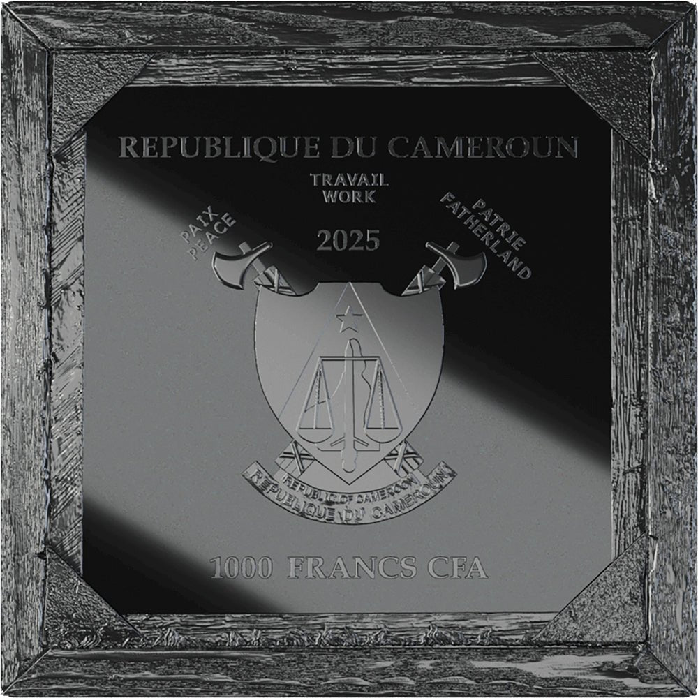 2025 Pieter Claesz - Memento Mori 1oz Silver Black Proof Coin Obverse