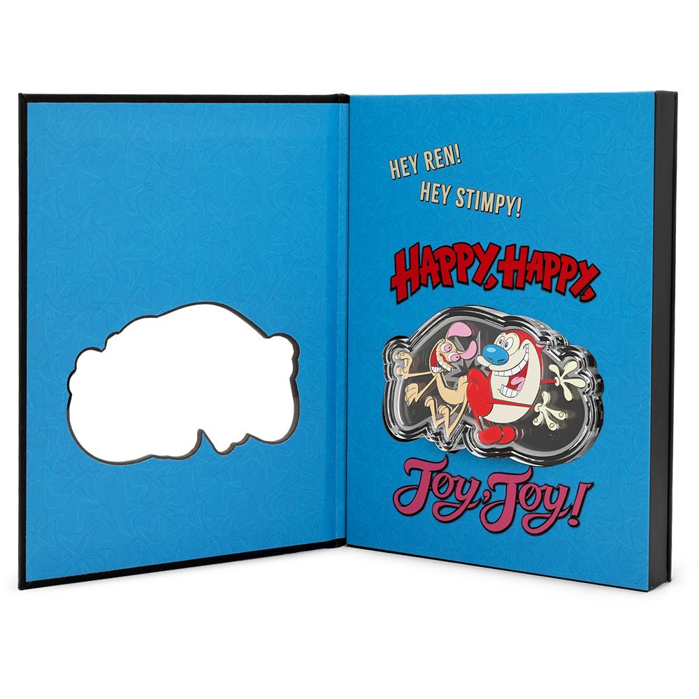 2025 Ren & Stimpy - Butt Bump 1oz Silver Coin Case