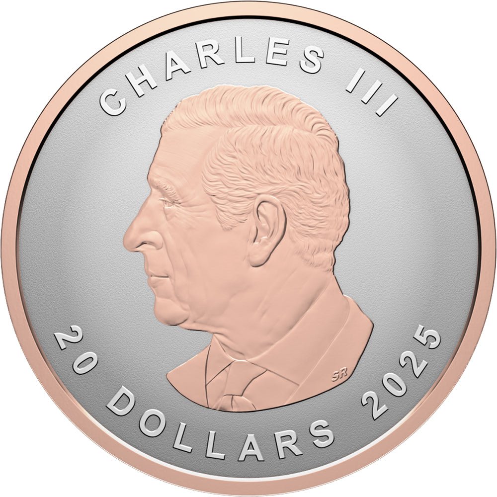 2025 Silver Maple Leaf – 1oz Fine Silver Ultra-High Relief Coin Obverse