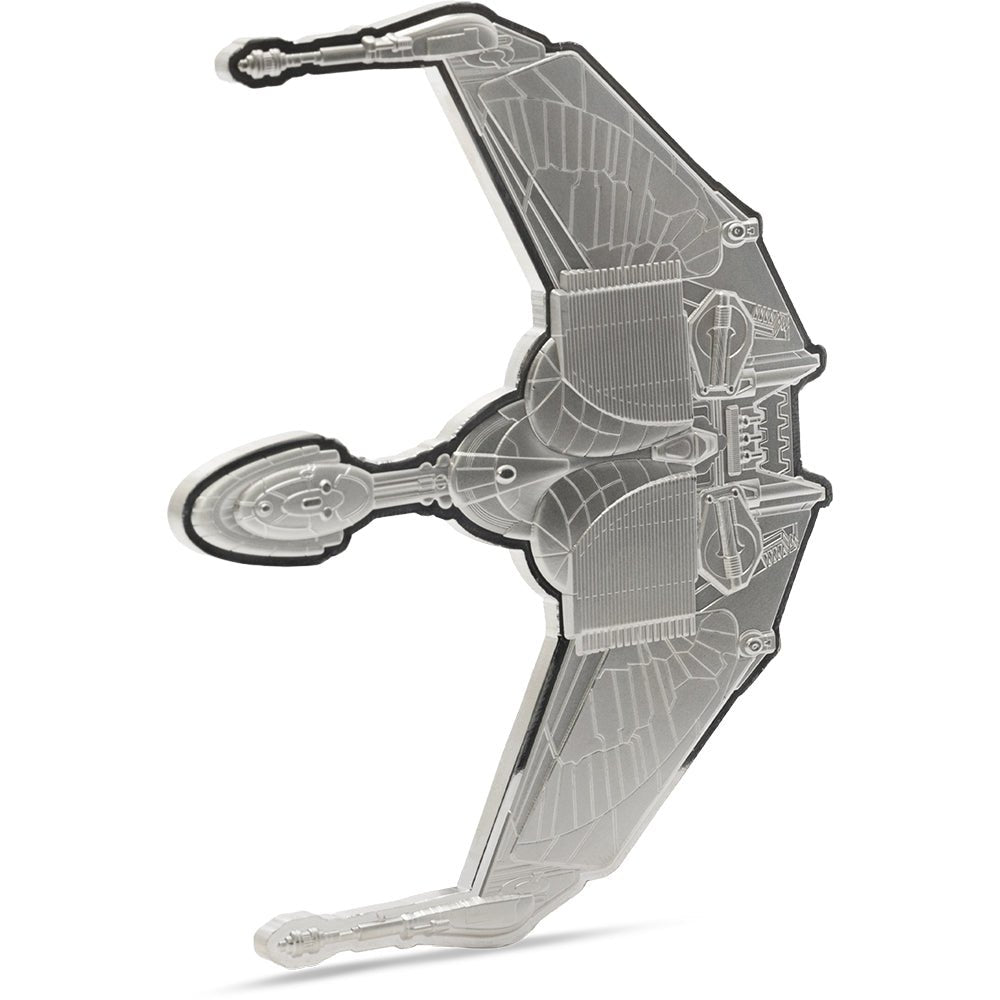 2025 Star Trek Ships - Klingon Bird Of Prey 3oz Silver Coin