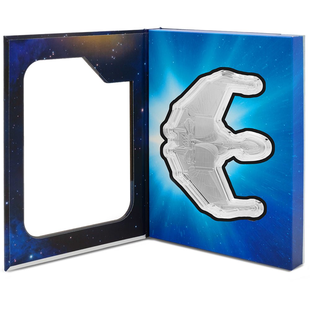 2025 Star Trek Ships - Klingon Bird Of Prey 3oz Silver Coin Case