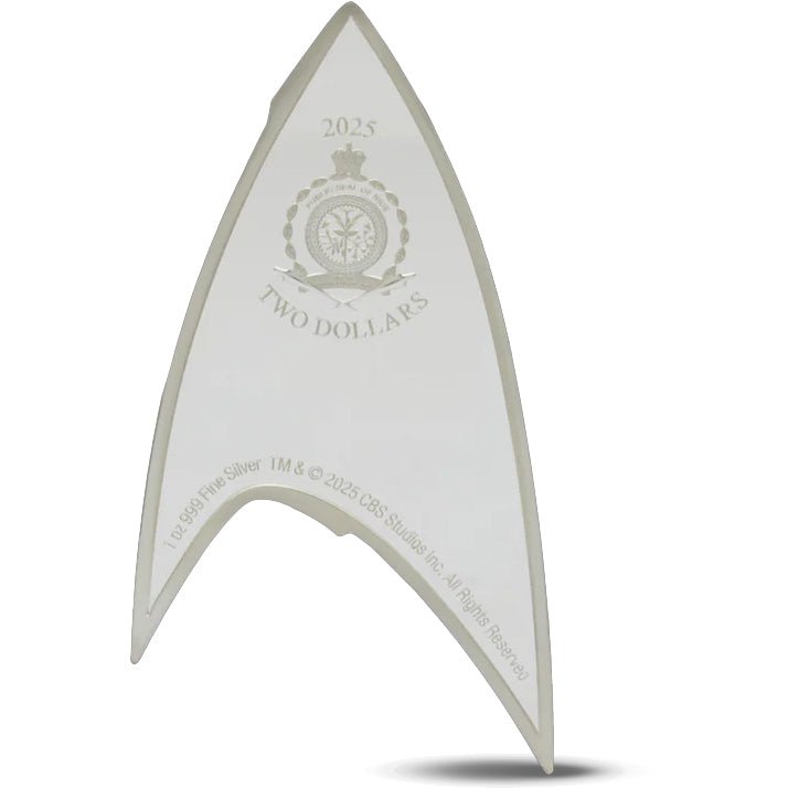 2025 Star Trek Starfleet Divisions – Medical Insignia 1oz Silver Coin - Direct Coins