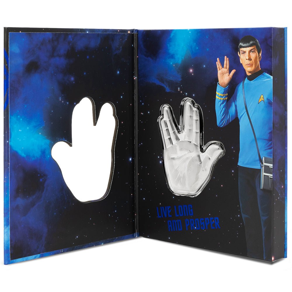 2025 Star Trek - The Vulcan Salute 1oz Silver Coin Case
