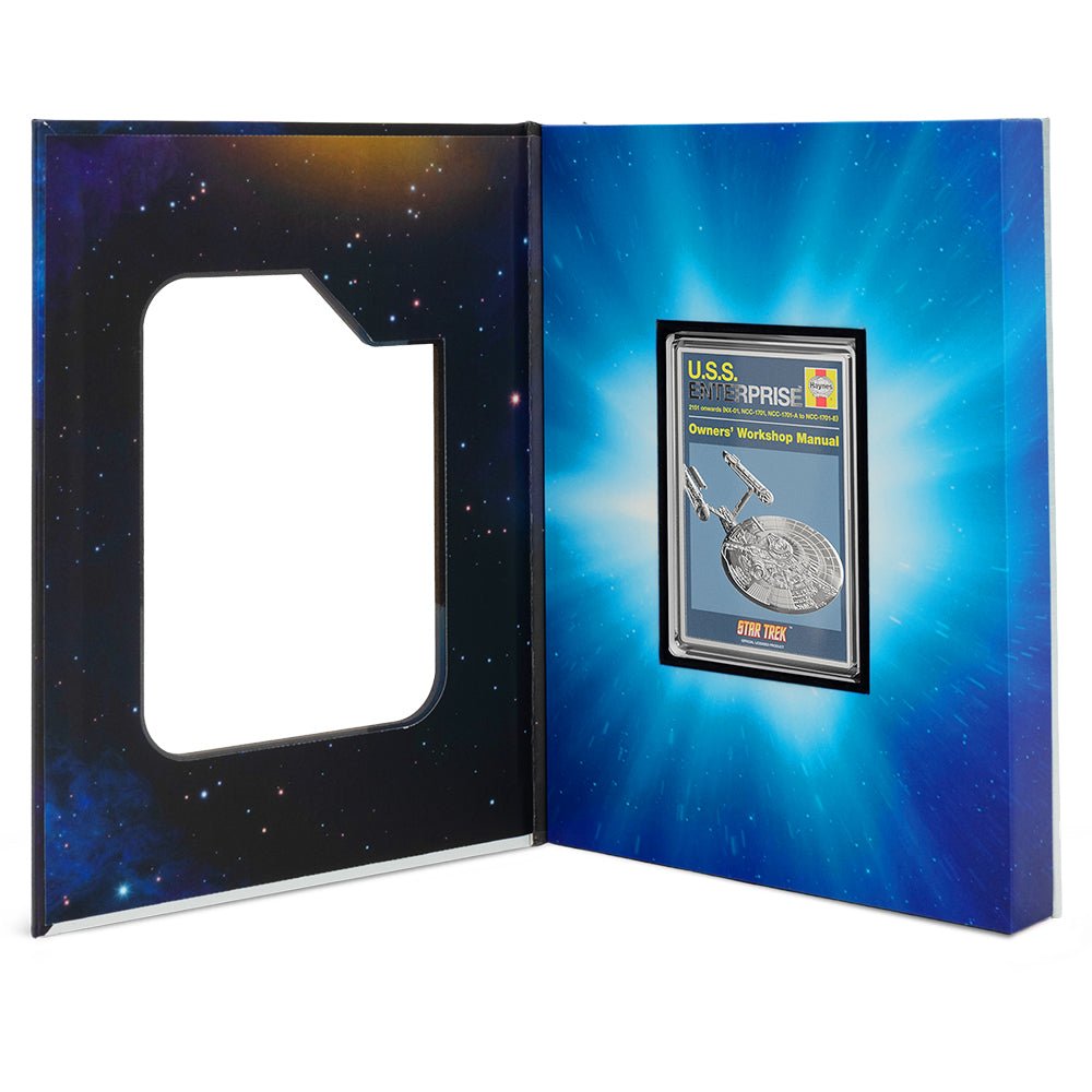 2025 Star Trek - U.S.S. Enterprise NCC-01 Owner Manual 1oz Silver Coin Case