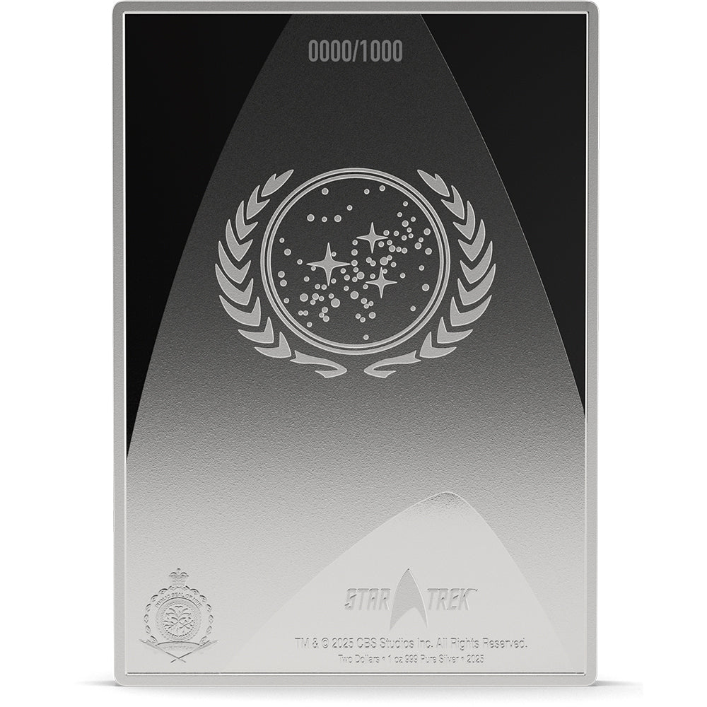 2025 Star Trek - U.S.S. Enterprise NCC-01 Owner Manual 1oz Silver Coin ...