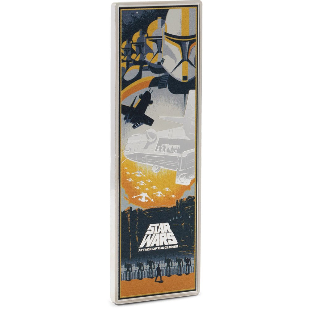 2025 Star Wars - Attack Of The Clones 3oz Silver Poster Coin - Direct Coins