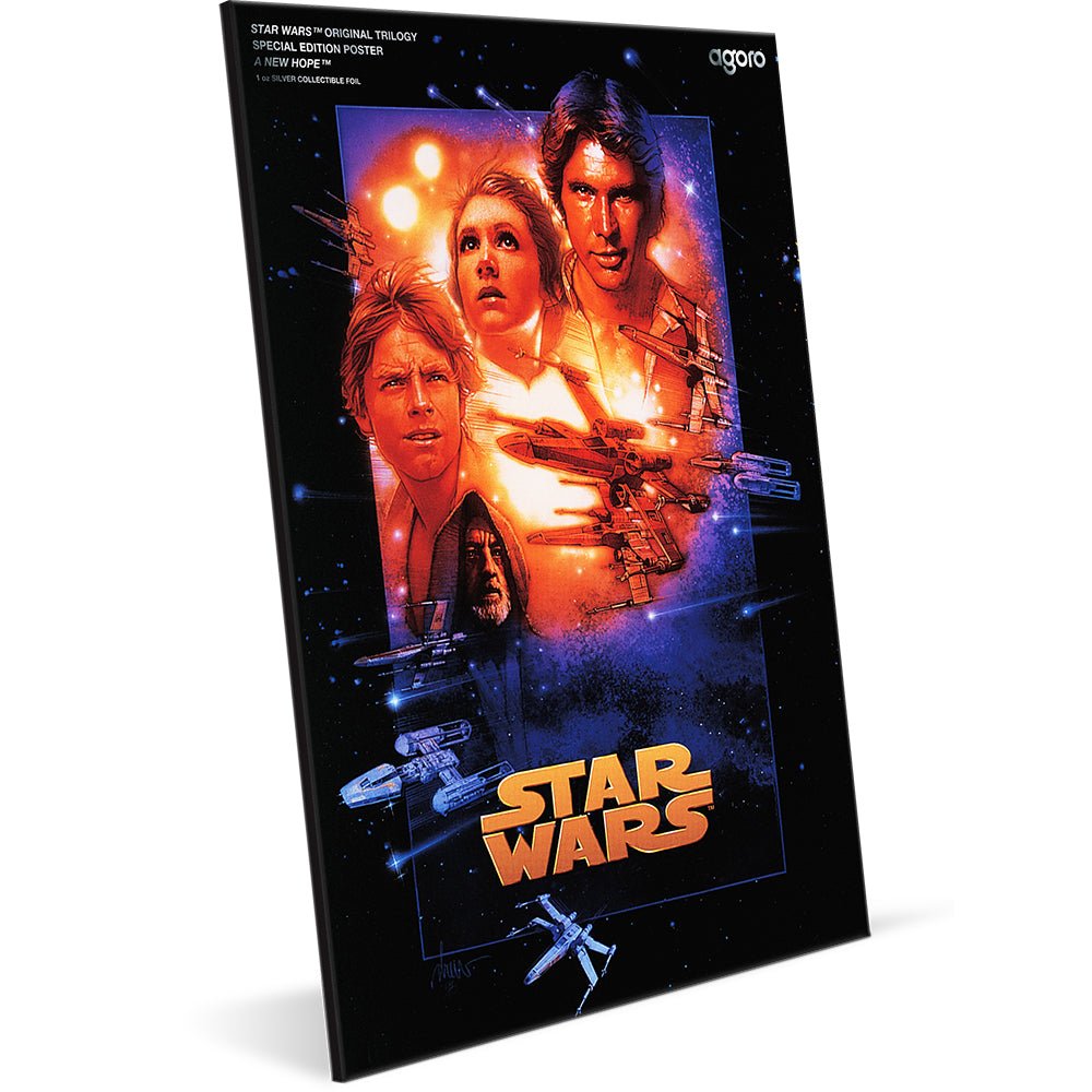 2025 Star Wars™ Special Edition Poster - A New Hope™ 1oz Silver Foil Shipper