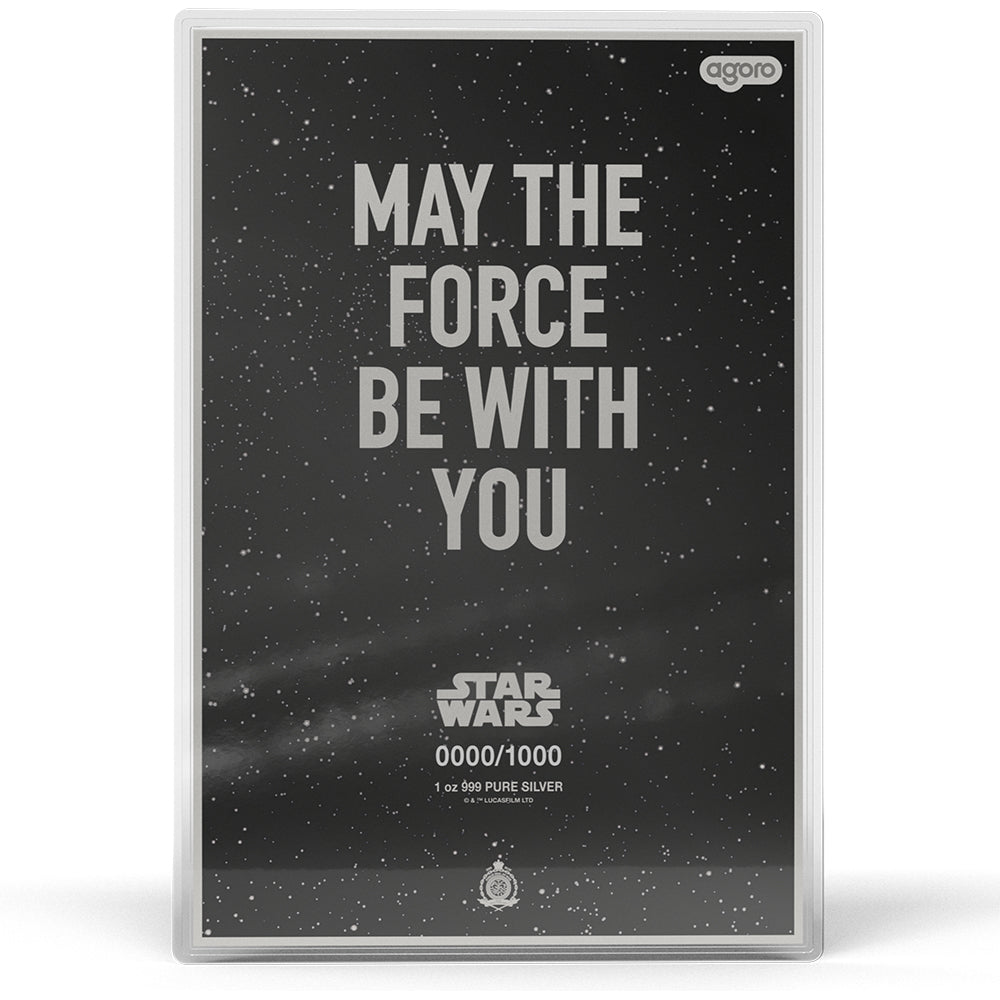2025 Star Wars™ Special Edition Poster - The Empire Strikes Back™ 1oz Silver Foil Obverse