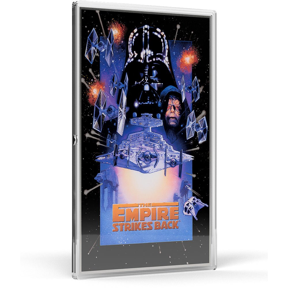 2025 Star Wars™ Special Edition Poster - The Empire Strikes Back™ 1oz Silver Foil Angle