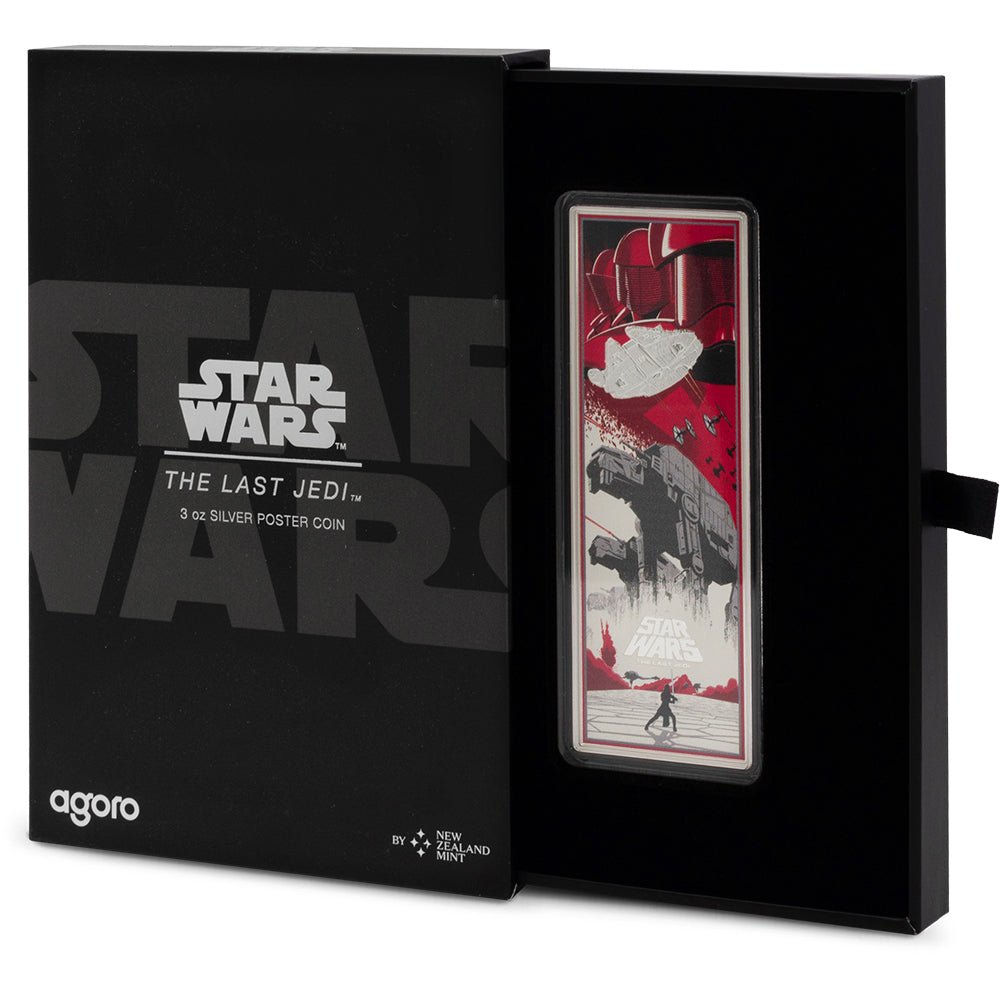 2025 Star Wars™ The Last Jedi™ 3oz Silver Poster Coin Case