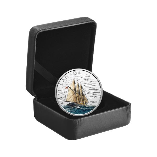 2025 Tall Ships: Three - Masted Schooner – Fine Silver Coin - Direct Coins