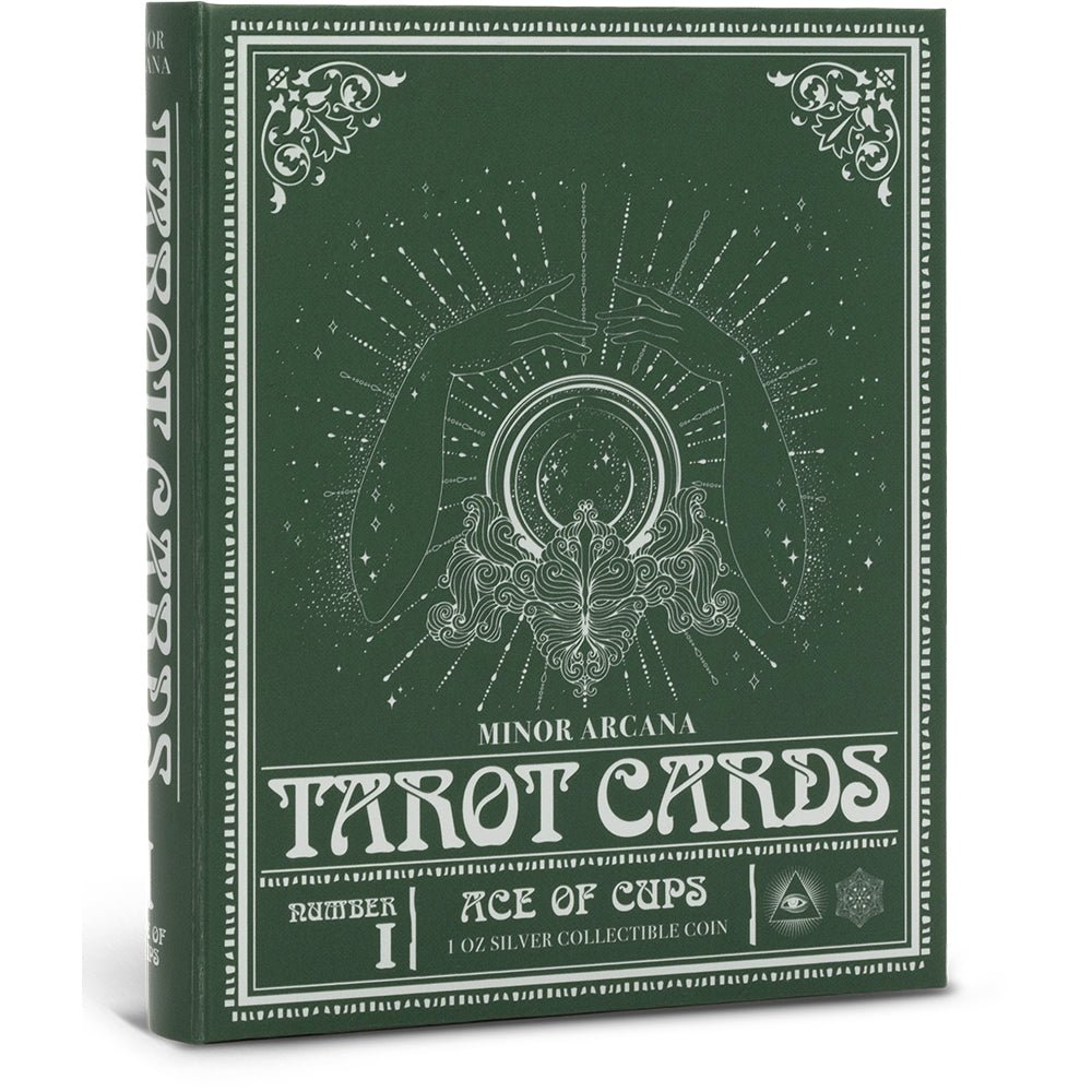 2025 Tarot Cards – Ace Of Cups 1oz Silver Collectible Coin Shipper