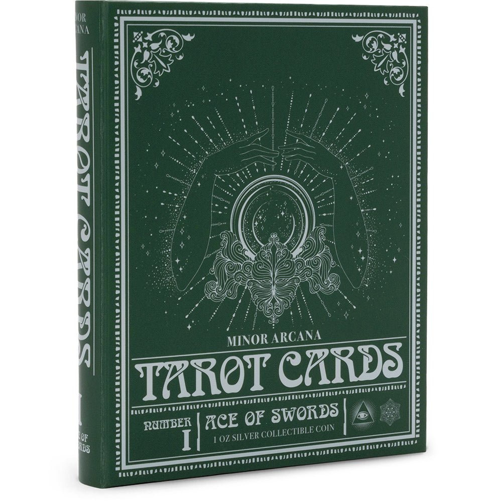 2025 Tarot Cards – Ace Of Swords 1oz Silver Collectible Coin Shipper