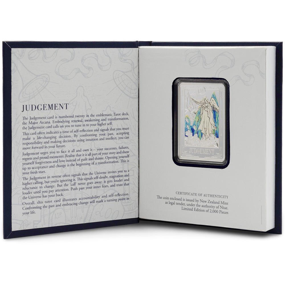 2025 Tarot Cards - Judgement 1oz Silver Coin - Direct Coins