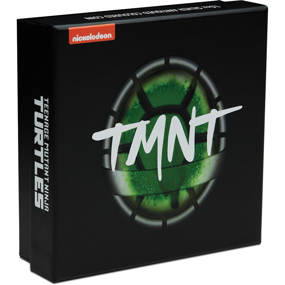 2025 Teenage Mutant Ninja Turtles - Domed Shell 1.5oz Silver Coloured Coin Shipper