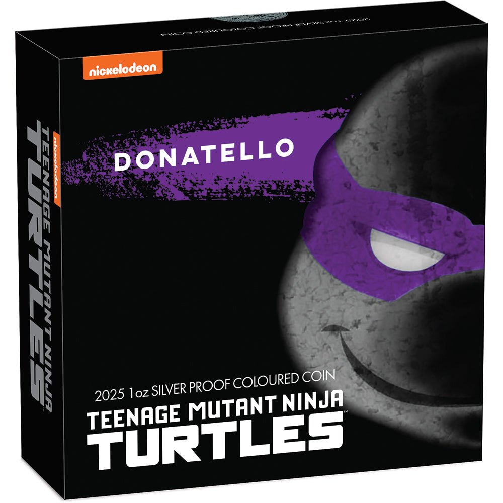 2025 Teenage Mutant Ninja Turtles - Donatello 1oz Silver Proof Coloured Coin - Direct Coins