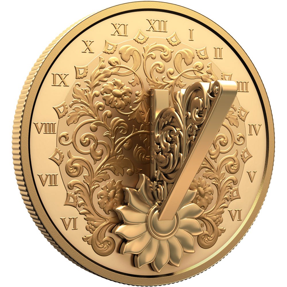 2025 The Gilded Sundial - 1oz Fine Silver Coin