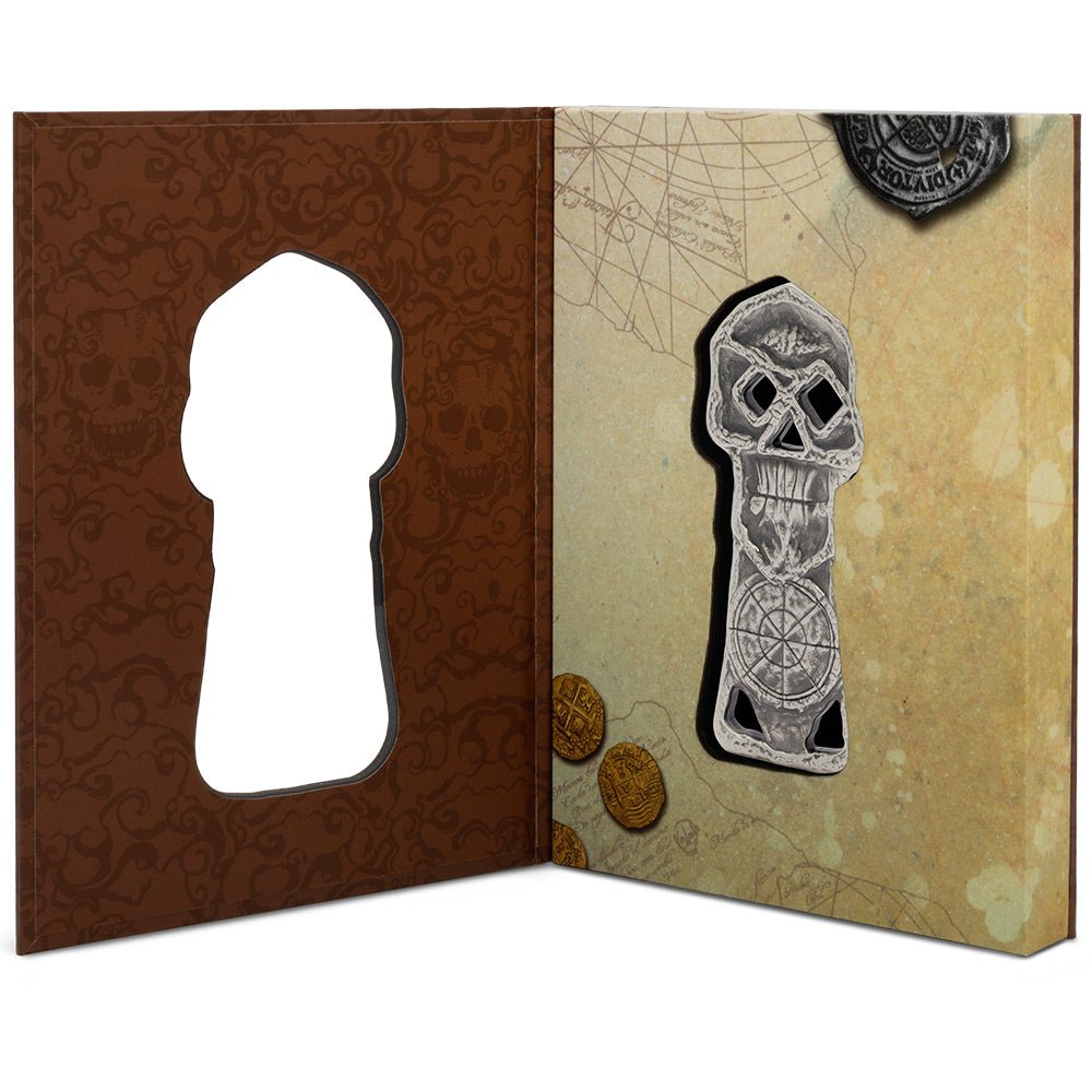 2025 The Goonies - Copper Bones Skeleton Key 2oz Silver Coin Case