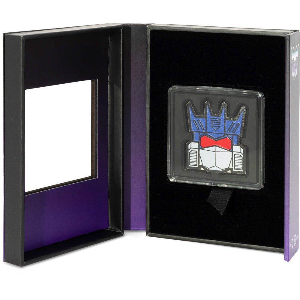 2025 Transformers Heads - Soundwave 1oz Silver Coin - Direct Coins