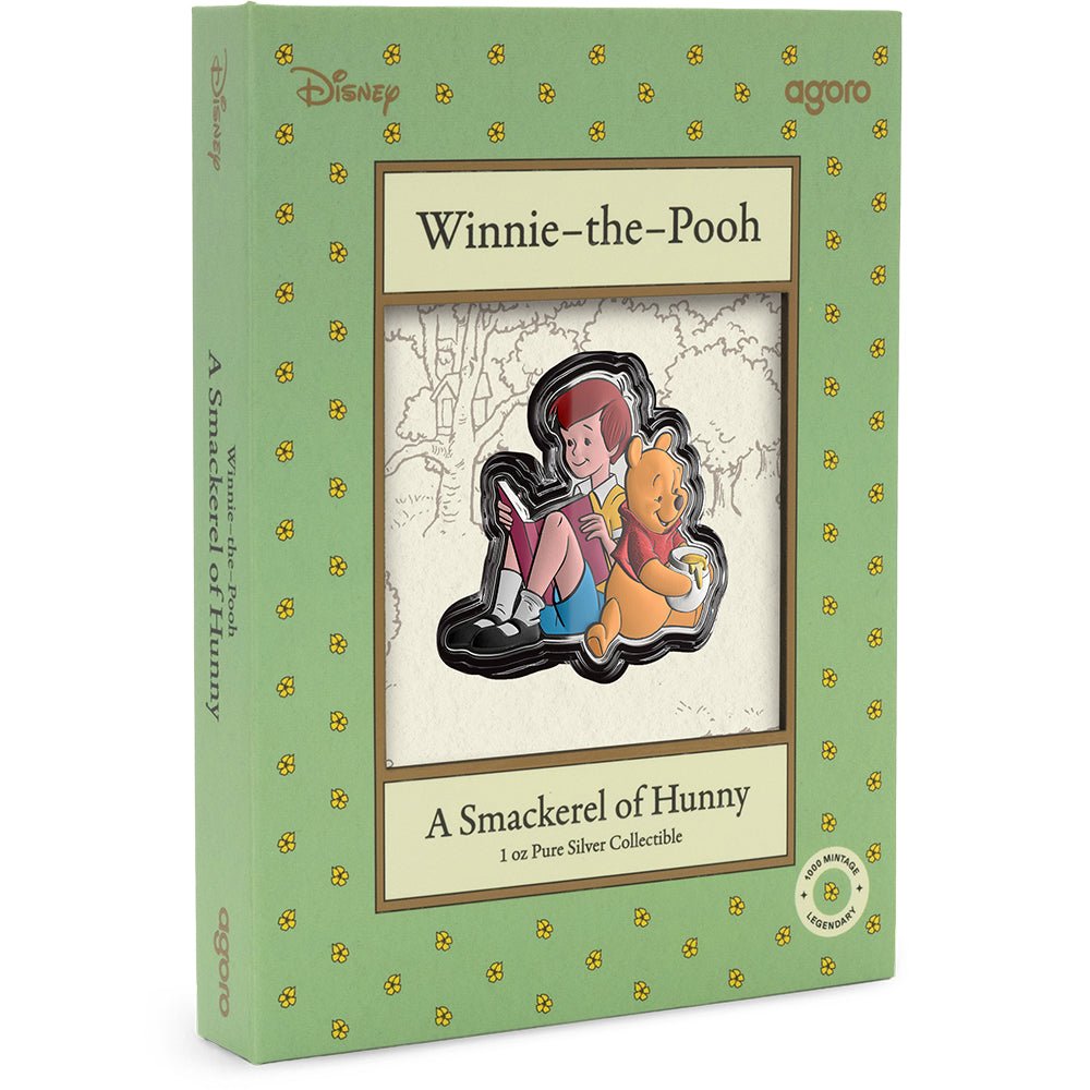 2025 Winnie The Pooh - A Smackerel Of Hunny 1oz Silver Coin Shipper