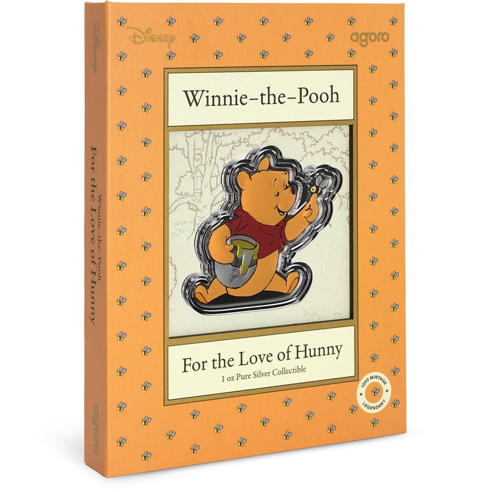 2025 Winnie The Pooh - For The Love Of Hunny 1oz Silver Collectible Coin Shipper