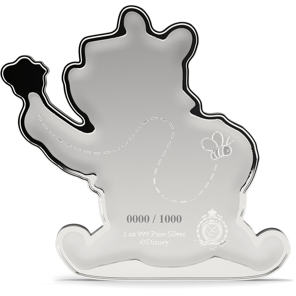 2025 Winnie The Pooh - For The Love Of Hunny 1oz Silver Collectible Coin Obverse
