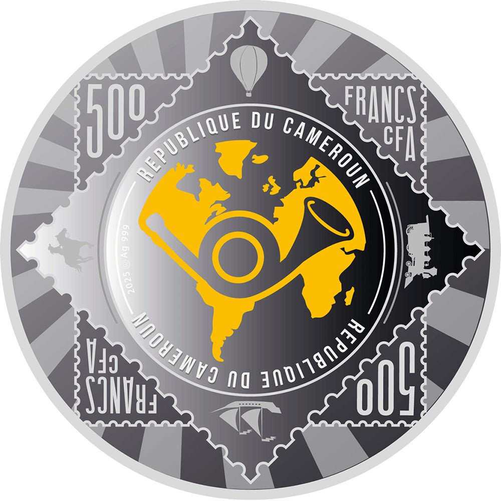 2025 World's Most Expensive Stamps - Mauritius Post Silver Proof Coin Obverse