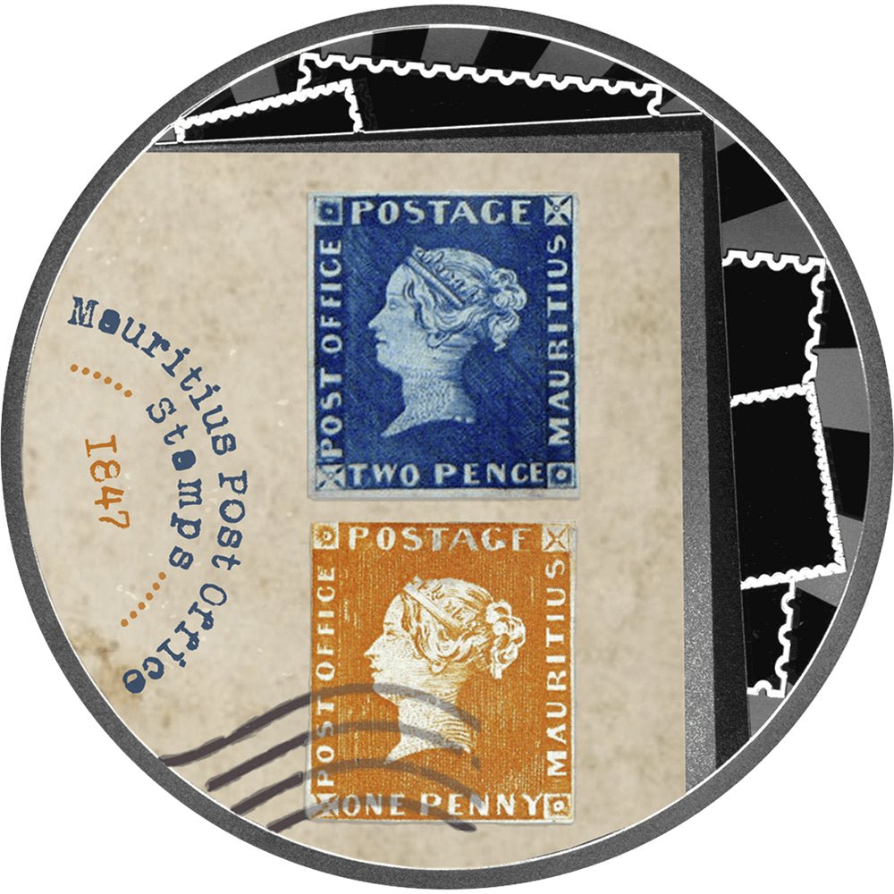 2025 World's Most Expensive Stamps - Mauritius Post Silver Proof Coin